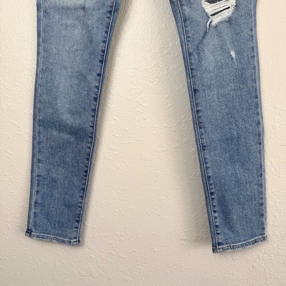 Levi's 711 skinny distressed mid rise jeans 28 - Picture 5 of 11